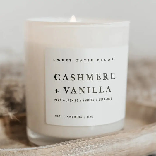 Cashmere & Vanilla Soy Candle | 11oz