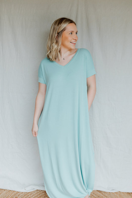 Maxi Dress | Dusty Green