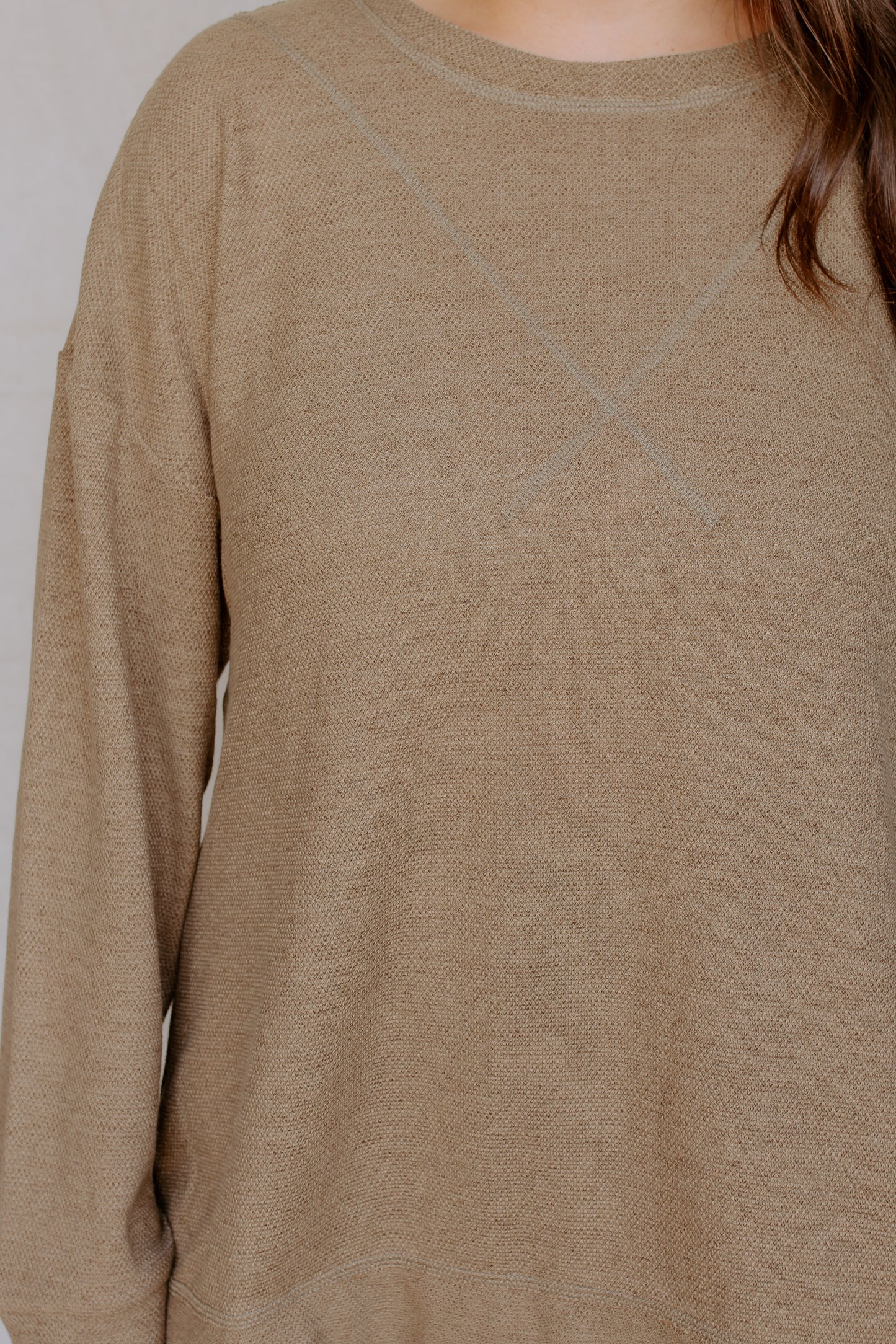 Simple Pullover Top | Olive