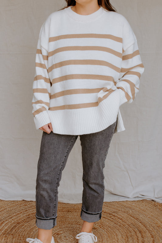 Oversized Striped Sweater