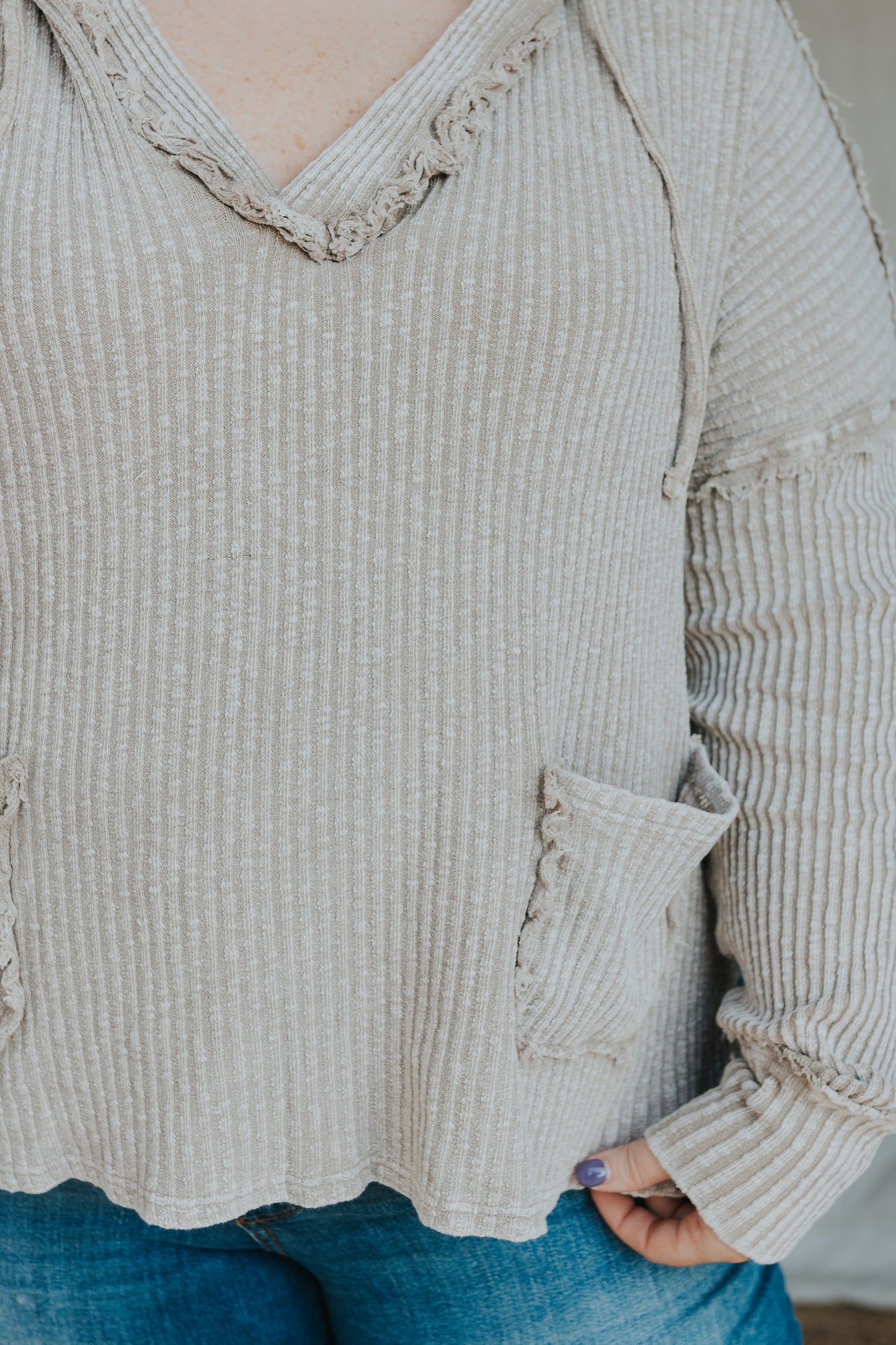 Mineral Washed Hoodie | Mocha