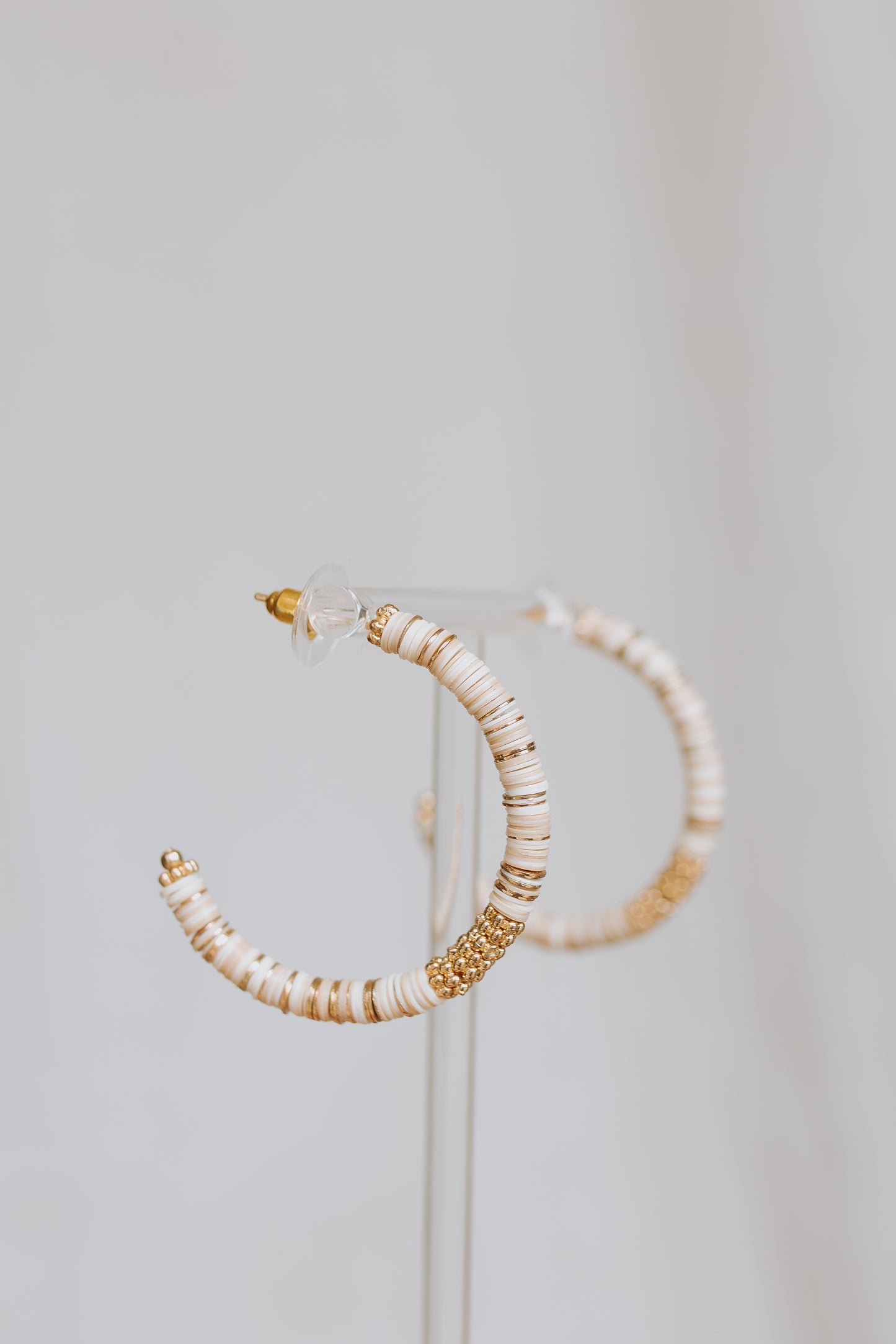 Ivory Halo Hoops