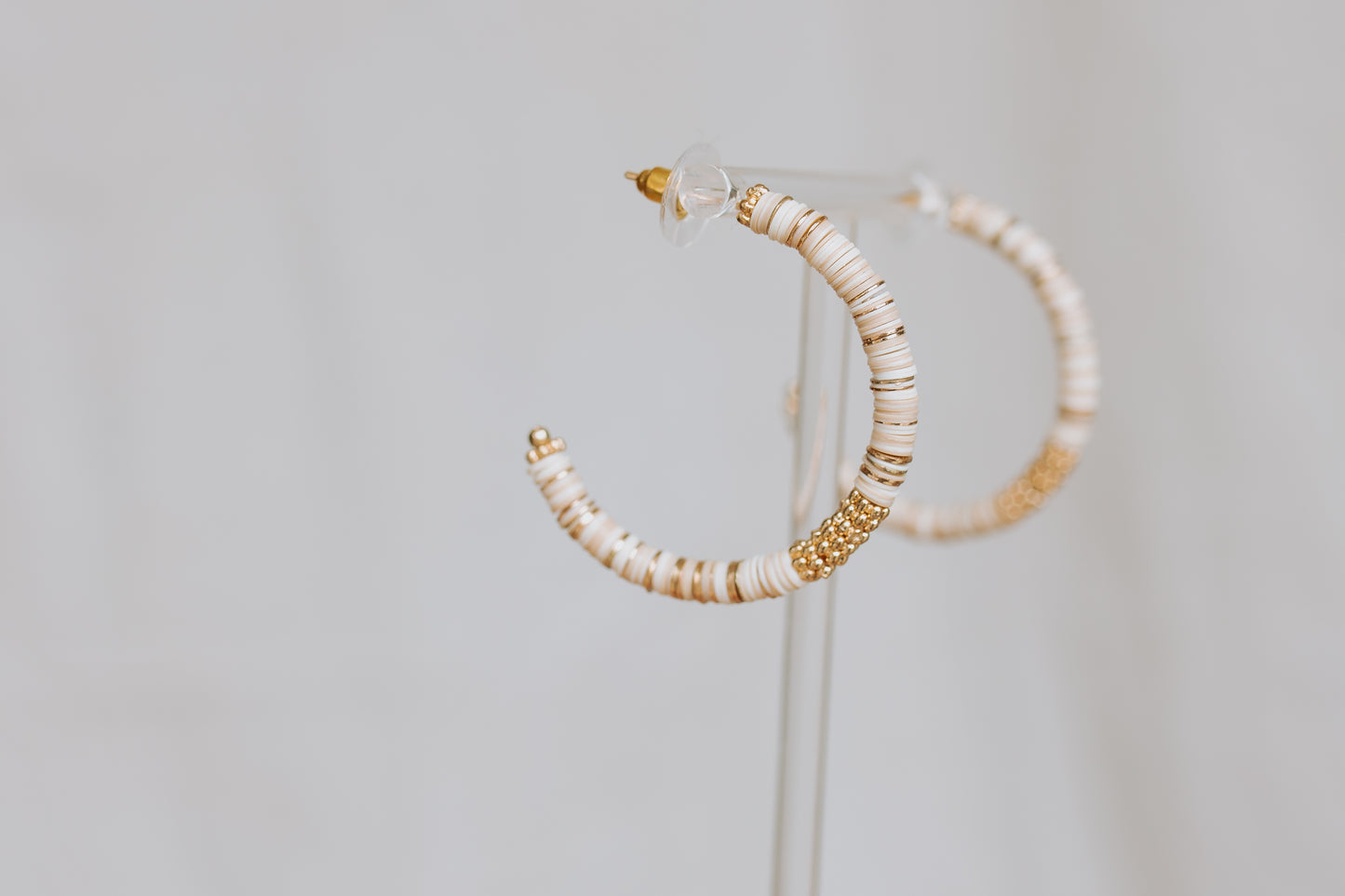 Ivory Halo Hoops