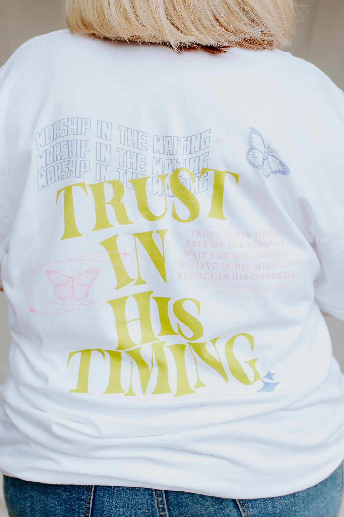 TRUST IN HIS TIMING Tee