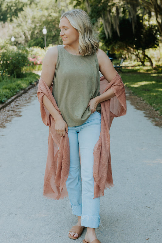 Sleeveless Basic Tunic