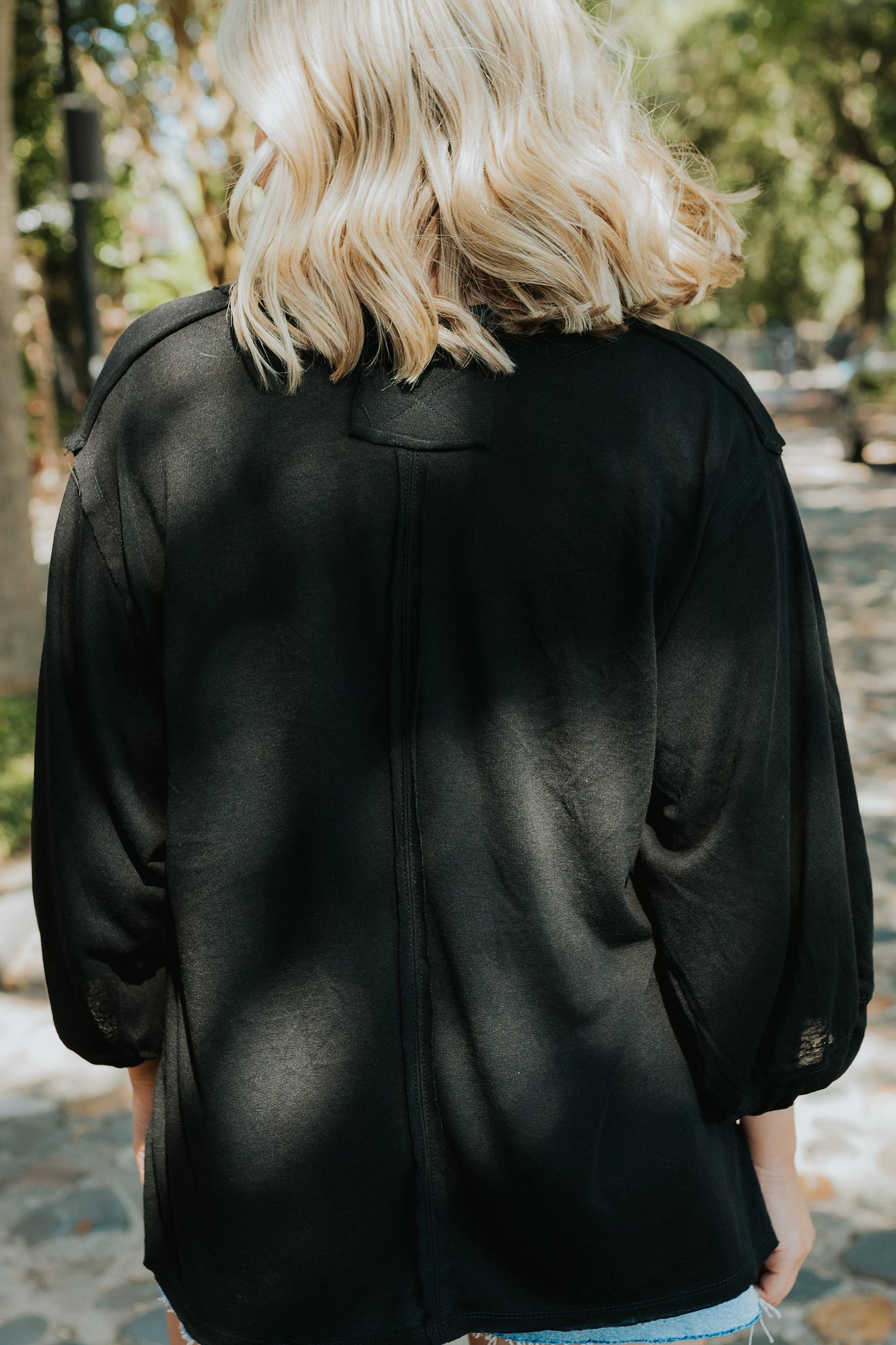 Henley Top | Black