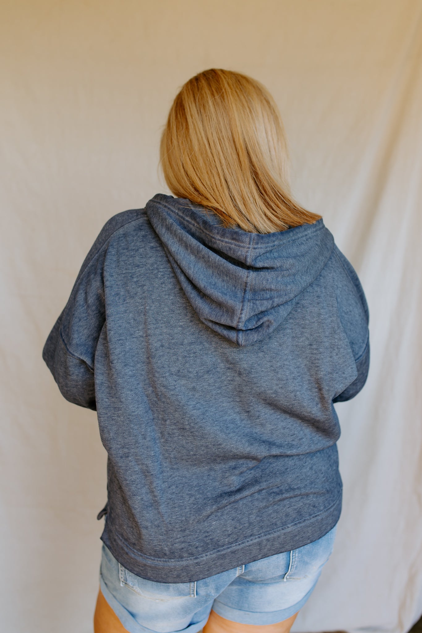 Drift Snap Hoodie | Deep Ocean