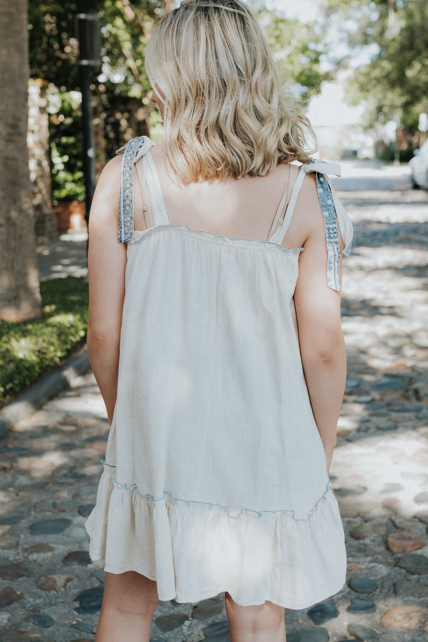 Ruffle Tank Midi Dress