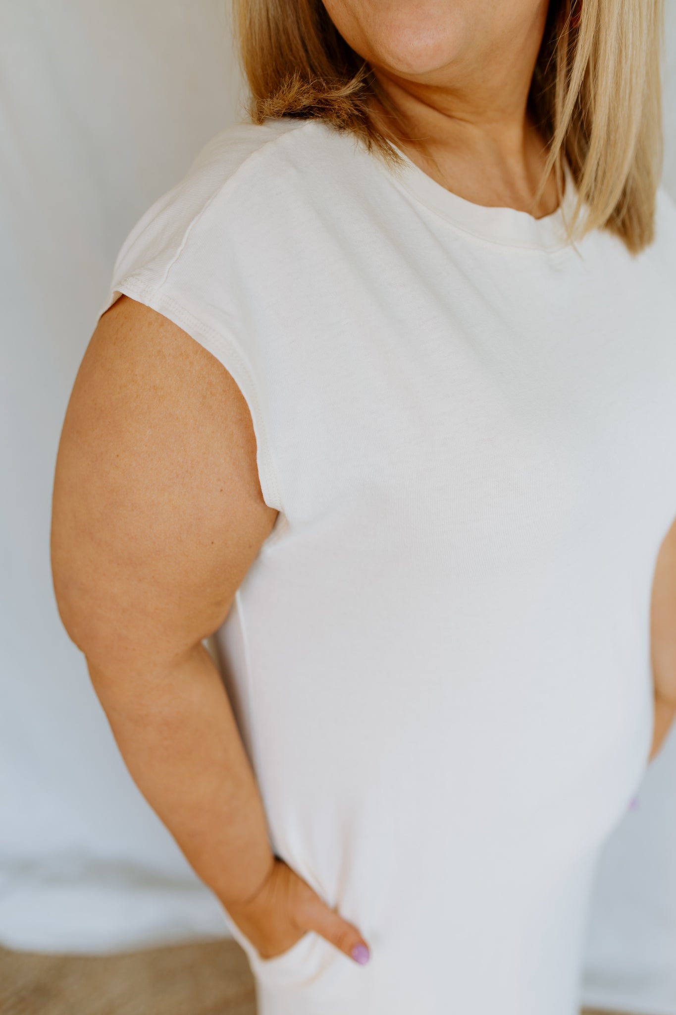 Cotton Knit Dress | Alpaca