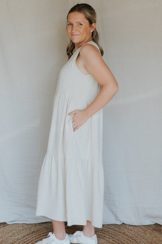 Linen Dress | Natural