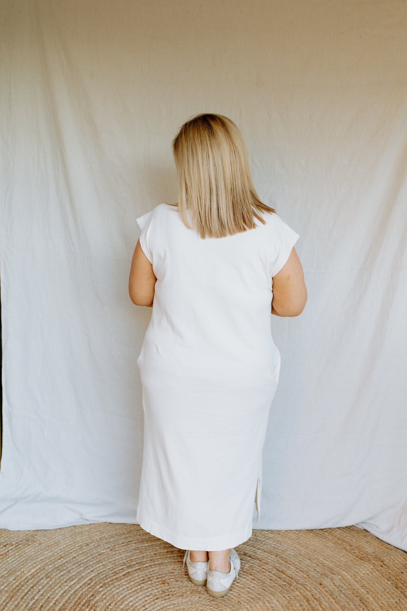 Cotton Knit Dress | Alpaca