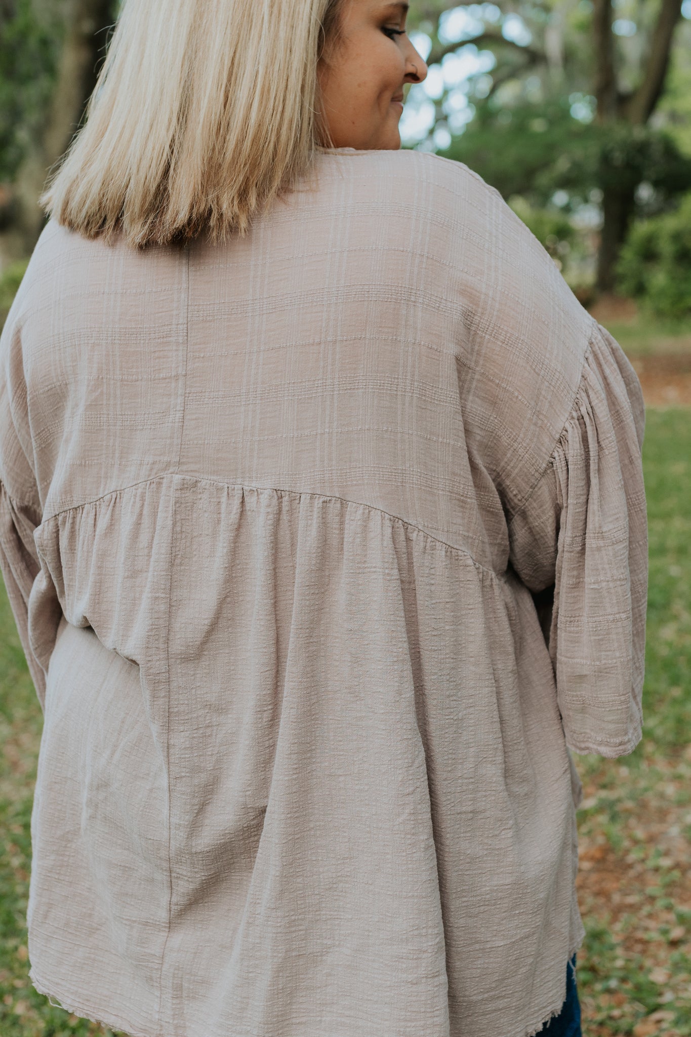 Textured Mineral Washed Top