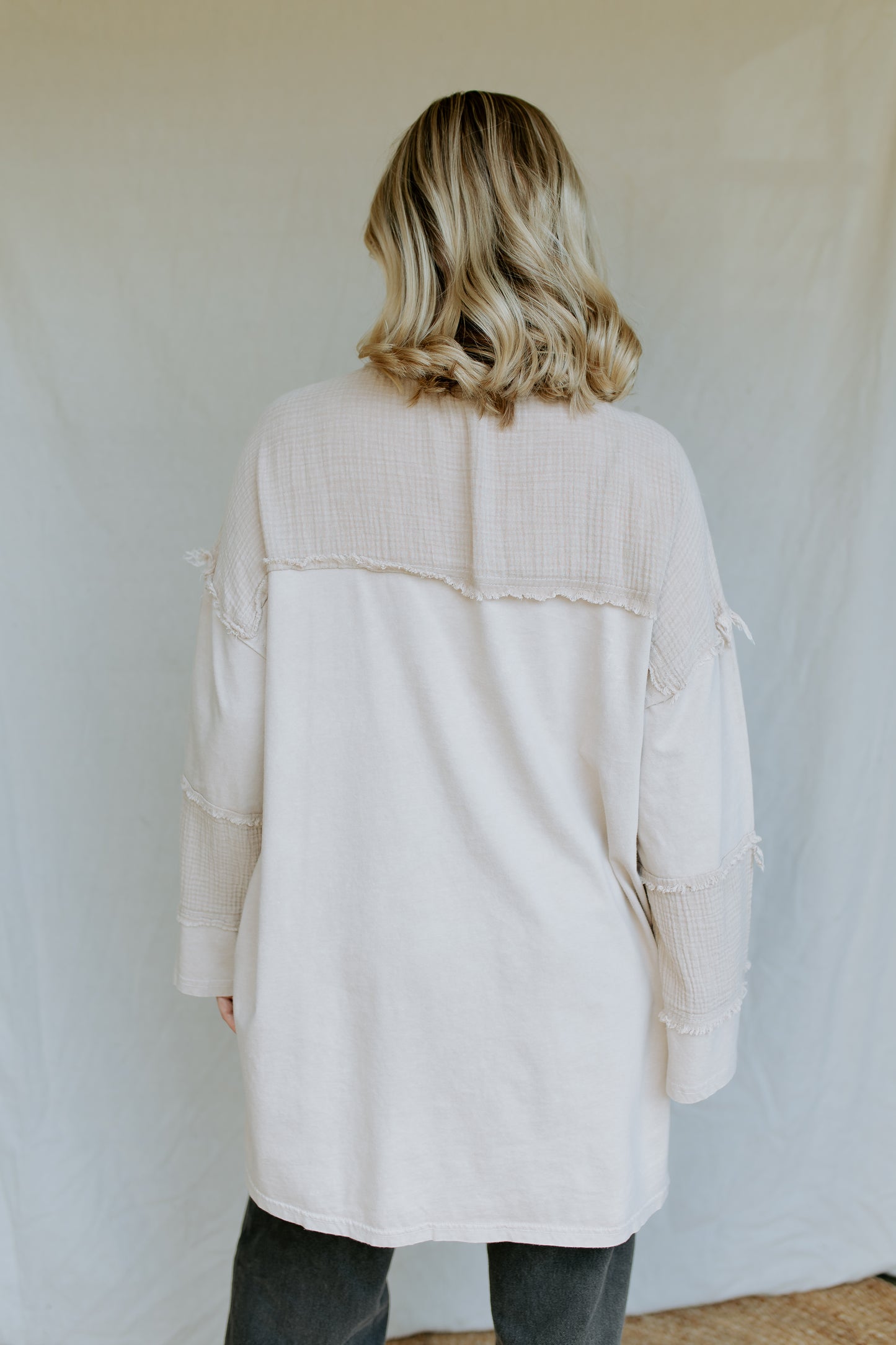 Waffle Block Top | Tan