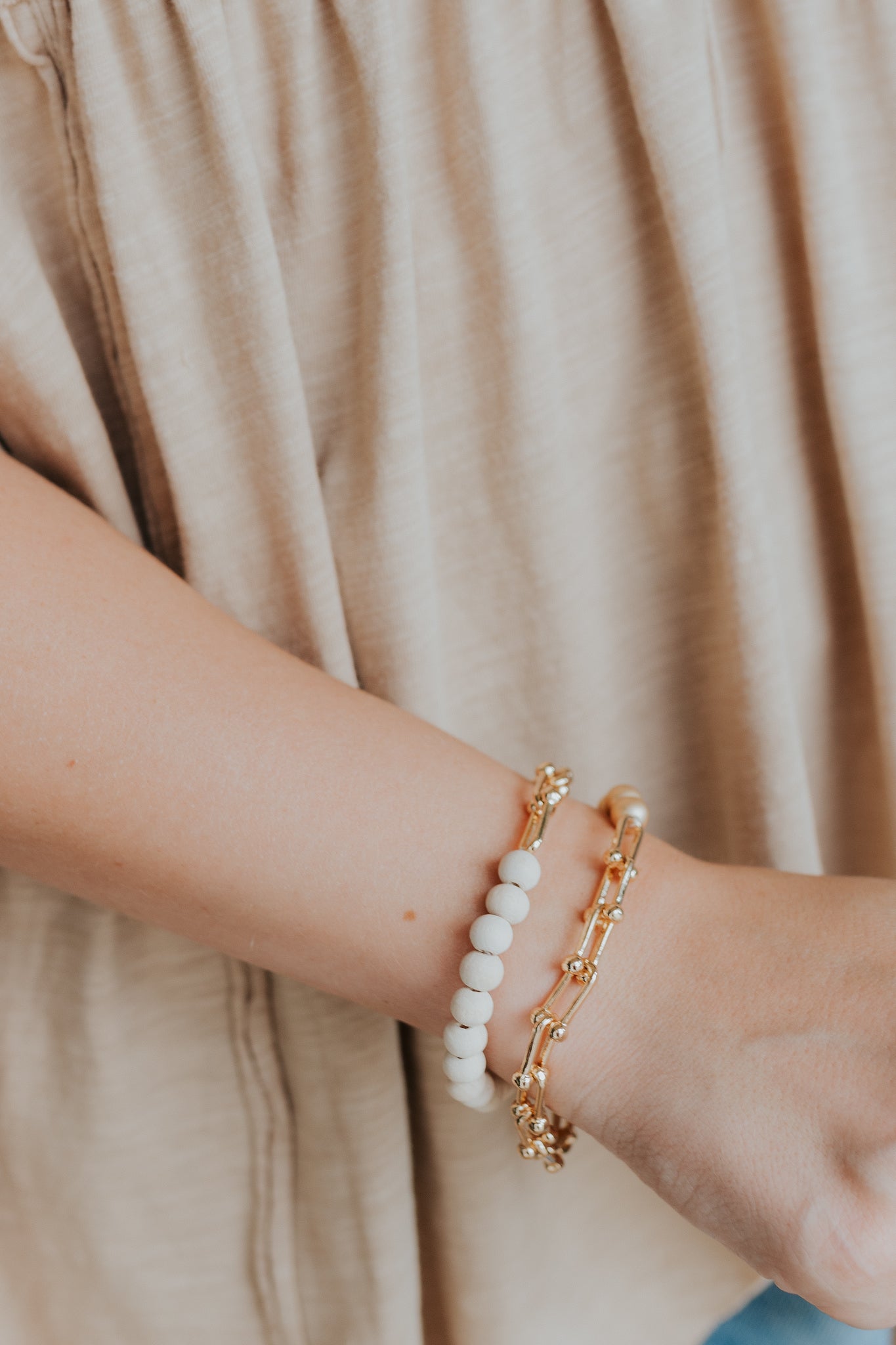 Two Tone Bracelet | Natural